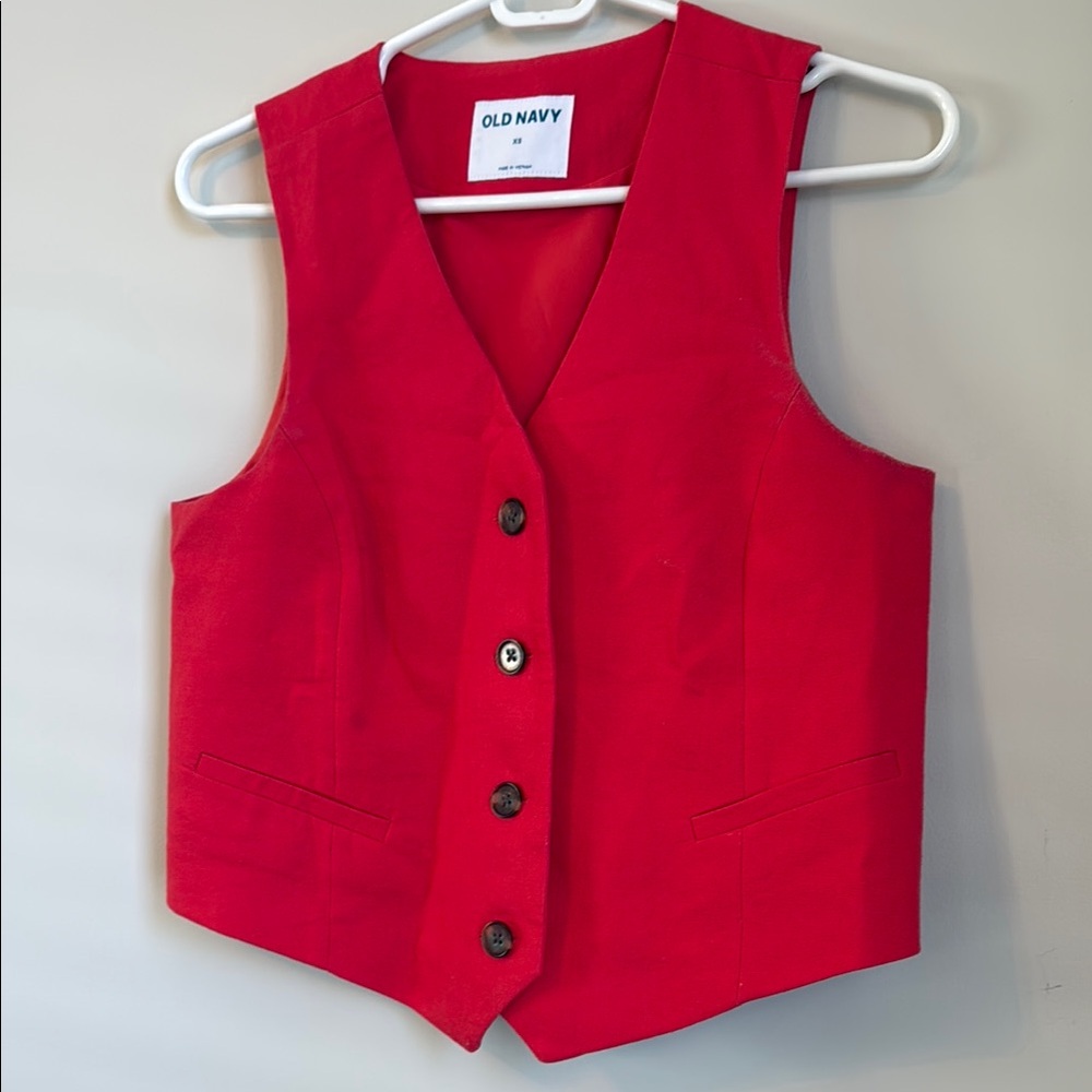 Old Navy Red Women's Vest